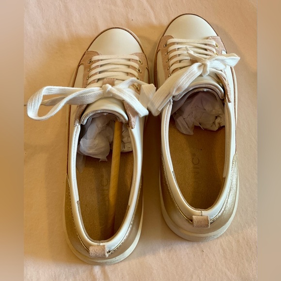 Vionic Winny Sneakers White/Blush/Gold Size 7.5 - Picture 4 of 9